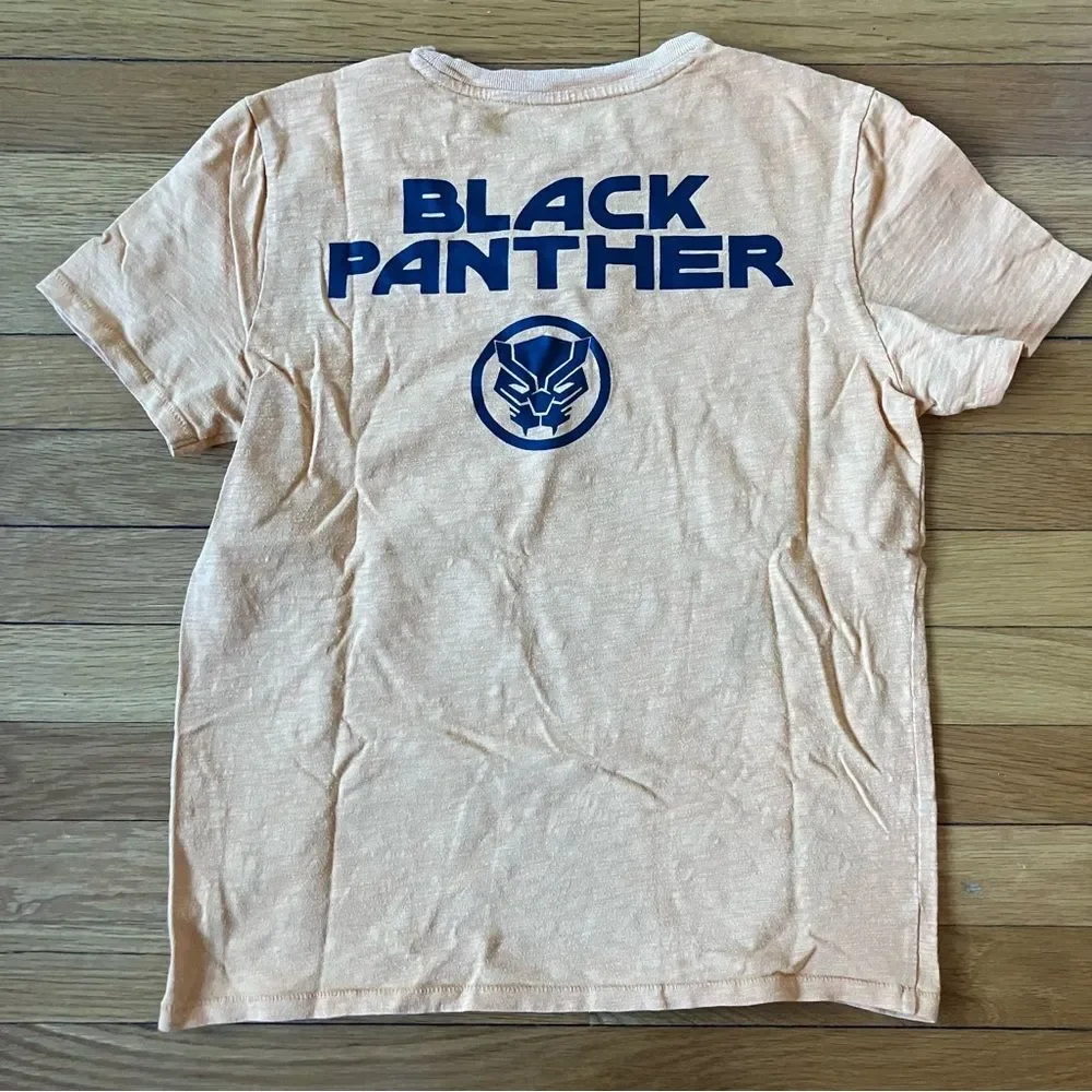 Gap Kids Orange Marvel Black Panther Wakanda T-Shirt Tee MCU Superhero XL 12